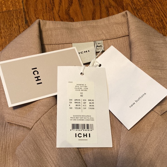 Simons Ihfantine overall shorts romper. Safari tan. NWT. - Picture 12 of 12